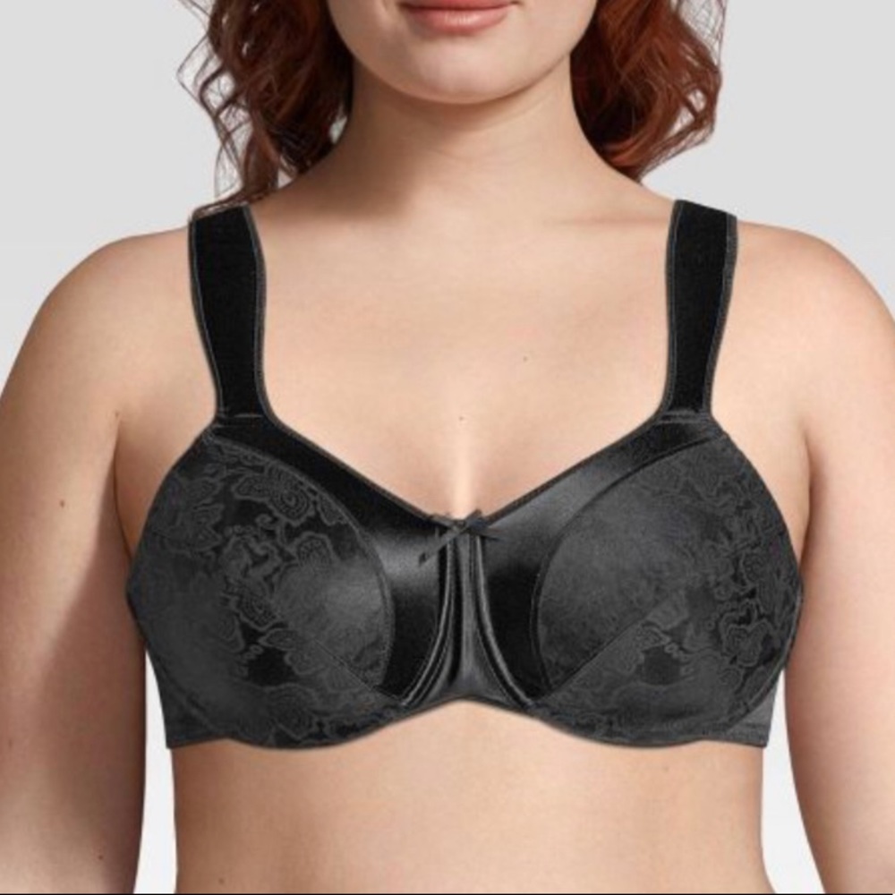 Bali Satin Tracings Minimizer 42C Bra 3562 NWT